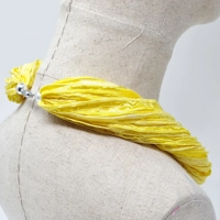 Spring - Yellow ribbon necklace