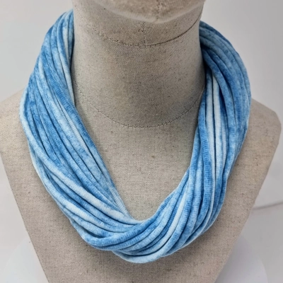 Artisan Cotton Necklace with magnetic clasp - Handmade in the Cotswolds