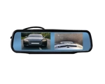 Twin Screen Clip Over Mirror Mounting Monitor