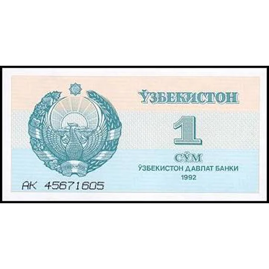 1 Sum - 1992 - P61a - B101a - Unc