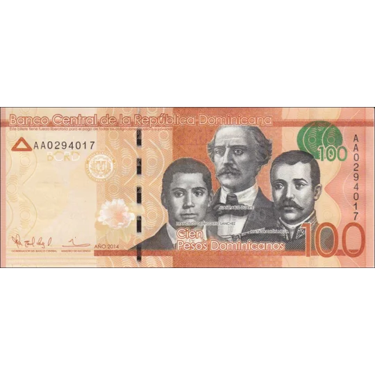 100 Pesos D - 2014 - P190a - B721a - Unc