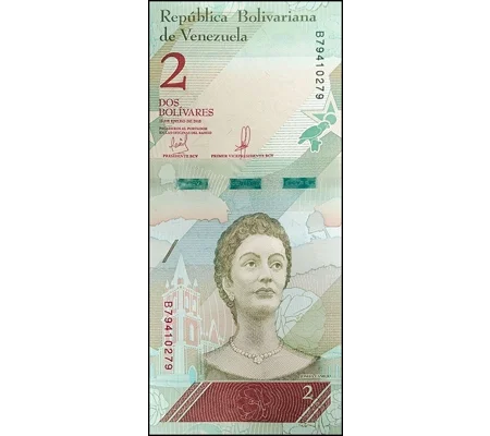 2 bolivares - 2018 - P101 - B371 - Unc