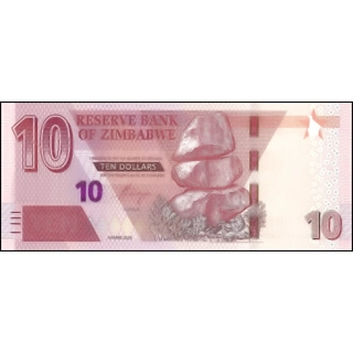 Zimbabwe - 10 Dollars -..