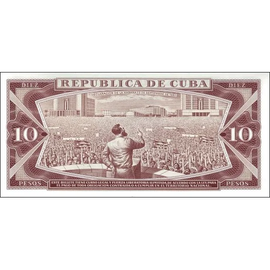 10 pesos - 1988 - p104d - B826k - Unc