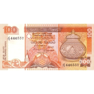Sri Lanka-100 Rupees-19.. Sri Lanka-100 Rupees-19..