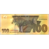 Zimbabwe - 100 Dollars - 2020 - P106a ..