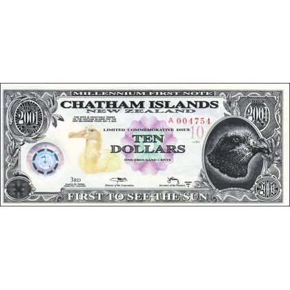 Chatham islands - set of 5 banknotes - 2001