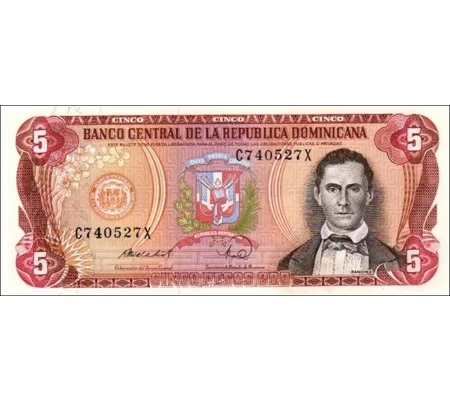 5 Pesos Oro - 1988 - P118 - B648h - Unc