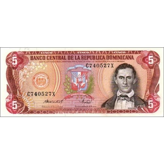 5 Pesos Oro - 1988 - P118 - B648h - Unc