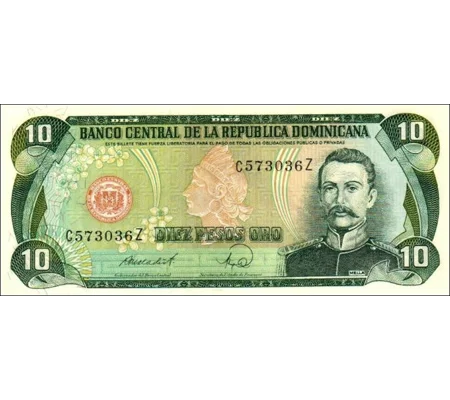 10 Pesos Oro - 1988 - P119c - B653h - Unc