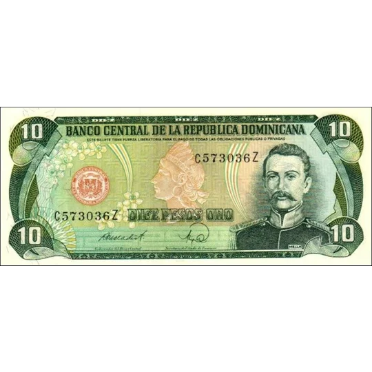 10 Pesos Oro - 1988 - P119c - B653h - Unc