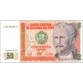 Peru - 50 intis - P131b..
