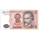 Peru - 100 intis - P133a - 1987