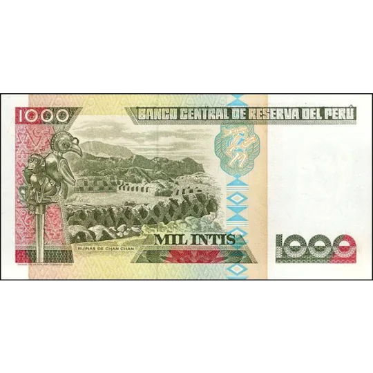 1.000 intis - 1988 - P136c - B475c - Unc