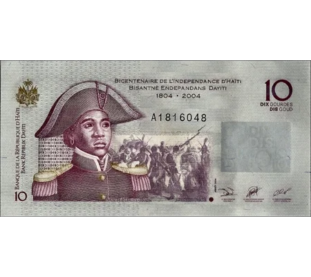 Haiti - 10 Gourdes - 2004 - P272a - Unc