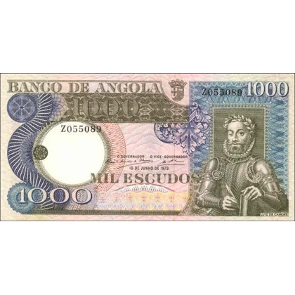 AON-B432a-1000 Escudos-1973-P108-Unc