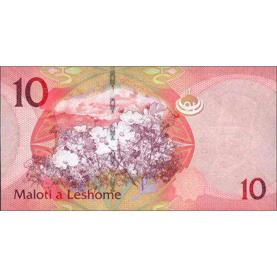 10 Maloti - 2010 - P21a - B222a - Unc
