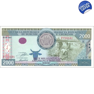 Burundi-2000 Francs-200..