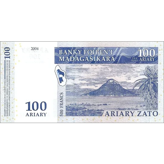 100 Ariary - 2004 - P86b - B320b - Unc