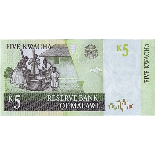 5 Kwacha - 1997 - P36a - B136a - Unc