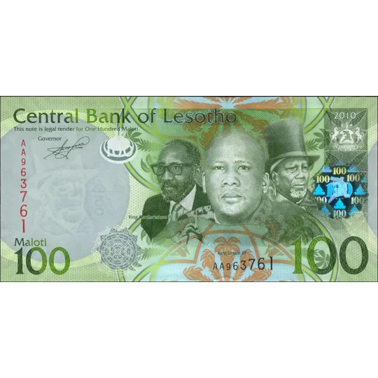100 Maloti - 2010 - P24 - B225a - Unc