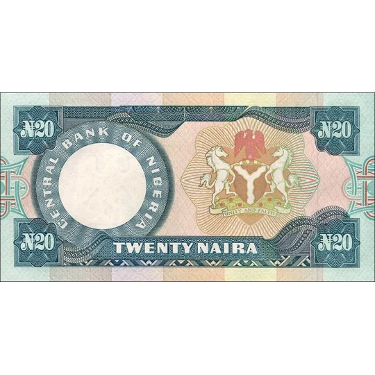 20 Naira - 1992 - P26d - B224-d2 - Unc