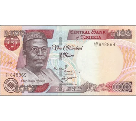 100 Naira - 1999 - P28b - B226-b1 - Unc