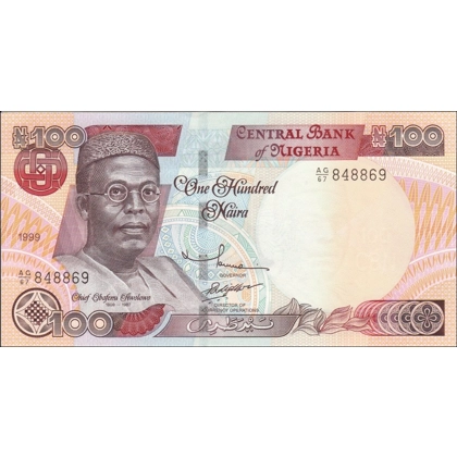 Nigeria - 100 Naira - 1999 - P28b - B226-b1