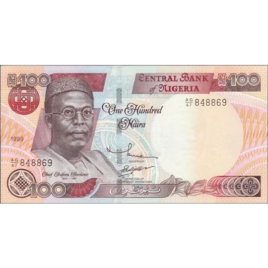 100 Naira - 1999 - P28b - B226-b1 - Unc