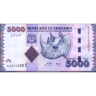 Tanzania - 5000 Shillin..