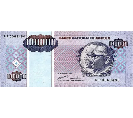 100.000 Kwanzas-1995 - P139 - B530 - Unc