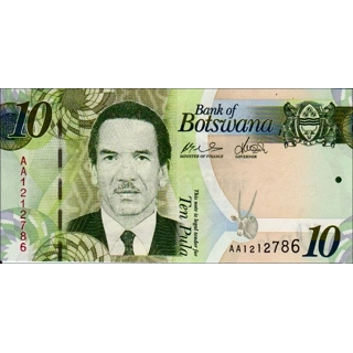 Botswana - 10 Pula - 20..