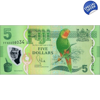 Fiji - 5 Dollars - ND(2..