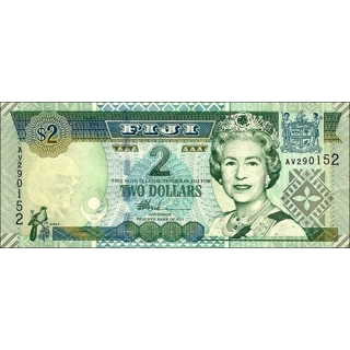 Fiji - 2 Dollars - 2002..