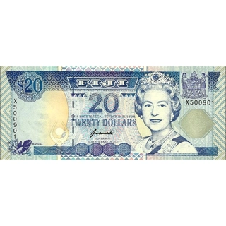 Fiji - 20 Dollars - 199..