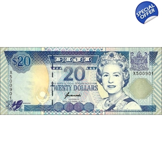 Fiji - 20 Dollars - 199..