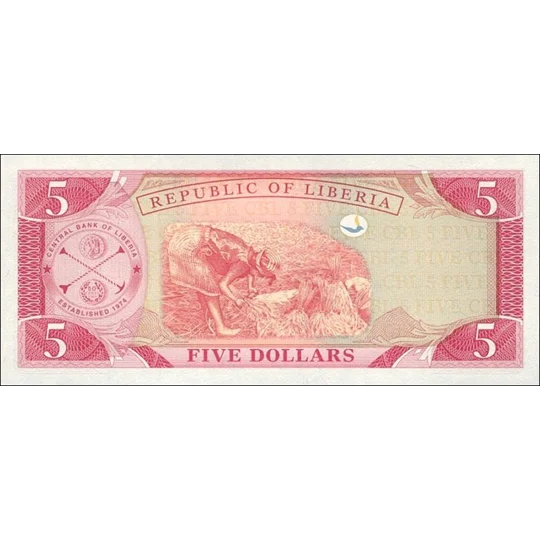 5 Dollars - 1999 - P21 - B301a - Unc