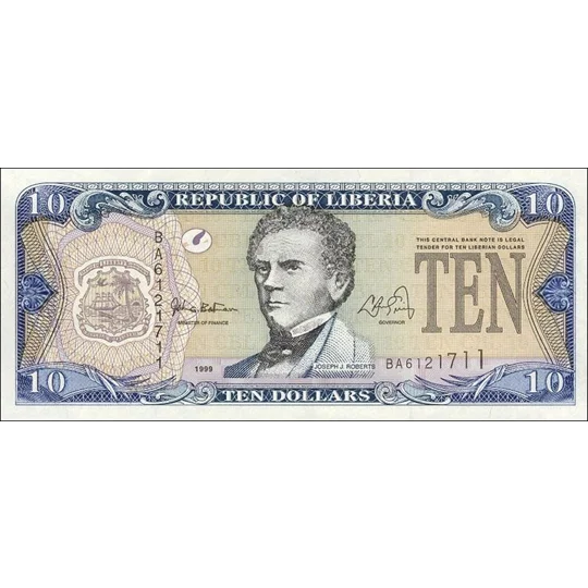 10 Dollars - 1999 - P22 - B302a - Unc