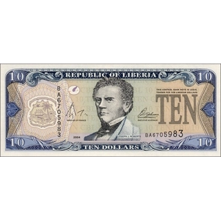 Liberia - 10 Dollars - ..