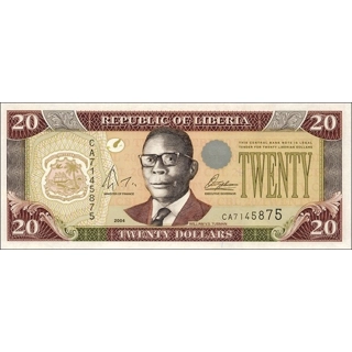 Liberia - 20 Dollars - ..