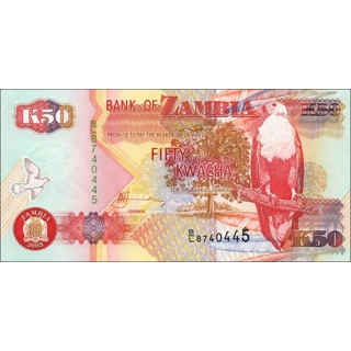 Zambia - 50 Kwacha - 20..