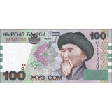 Kyrgyzstan - 100 Som - 2002 - P21 - B215