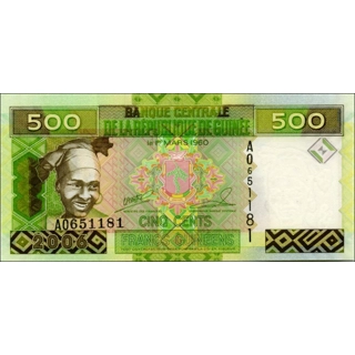 Guinea - 500 Francs - 2..
