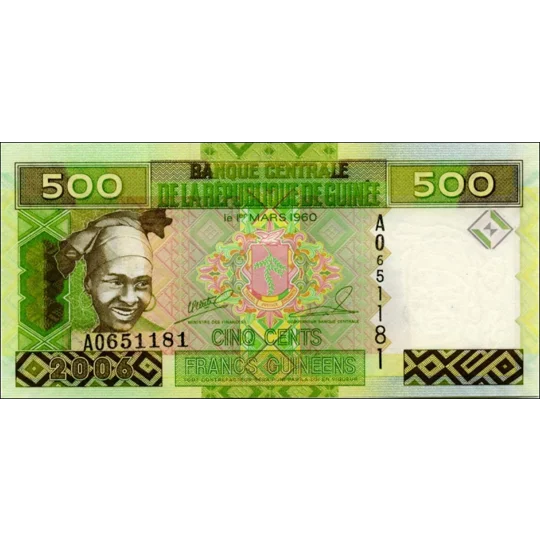 500 Francs - 2006 - P39a - B328a - Unc