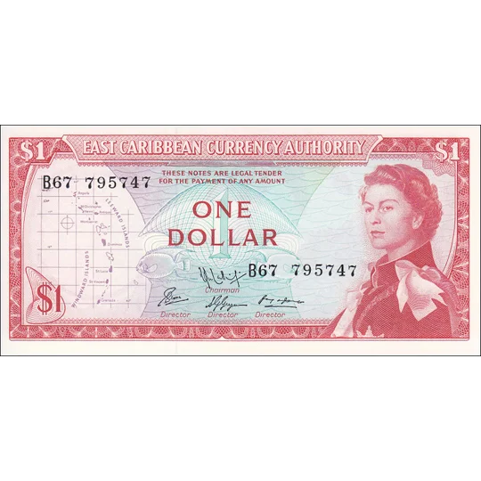 1 dollar - ND(1965) - P13f - B101c9 - Unc
