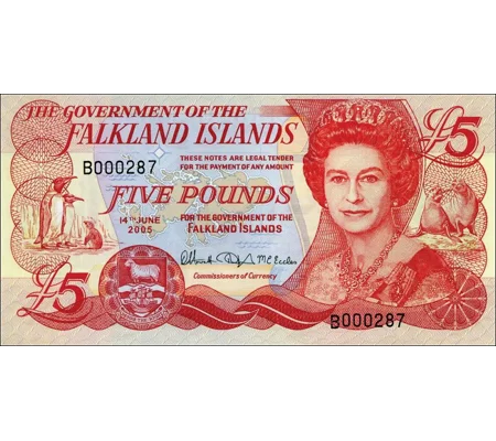 5 Pounds - 2005 -P17 - B219a - Unc