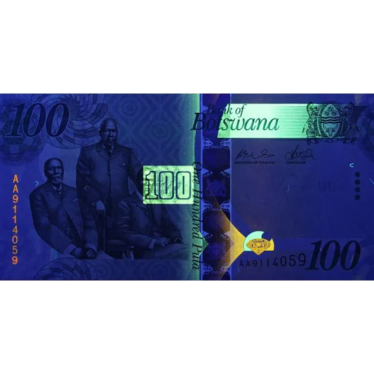 100 Pula - 2010 - P33b - B127b - Unc