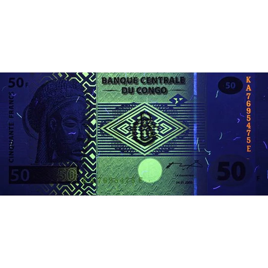 50 Francs - 2000 - P91A - B314b - Unc