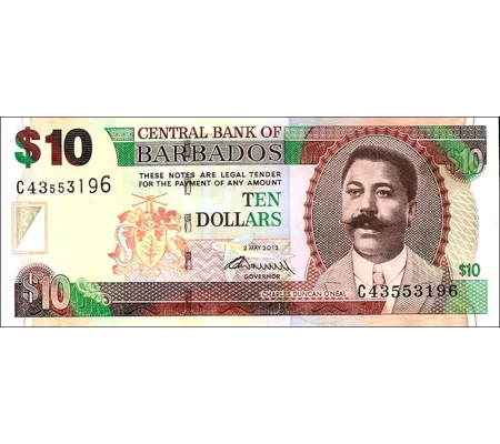 10 Dollars - 2012 - P68c - B227c - Unc