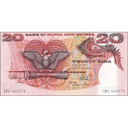Papua N.G. - 20 Kina - 1981 - P10a - B111a